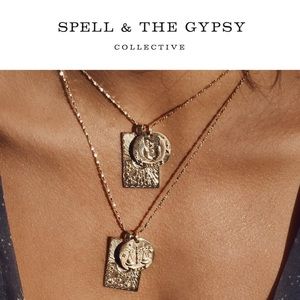 Spell & The Gypsy “Aries” stargazer gold necklace